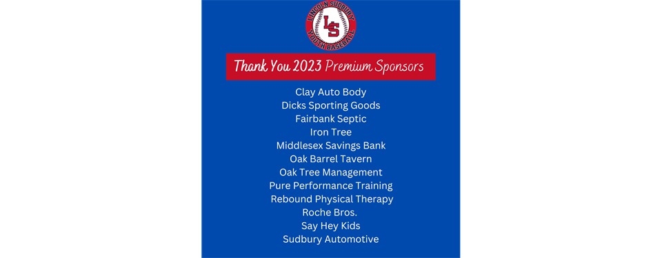 Thank You Sponsors