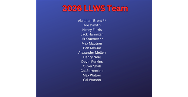 2026 LLWS Team